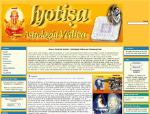 Tablet Screenshot of dhanus.astrohindu.com